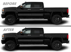 2014-2018 GMC Sierra 1500 | Window Trim Chrome Delete PreCut Vinyl Wrap