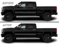 2015-2019 GMC Sierra 2500 / 3500 | Window Trim Chrome Delete PreCut Vinyl Wrap