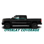 2015-2019 GMC Sierra 2500 / 3500 | Window Trim Chrome Delete PreCut Vinyl Wrap