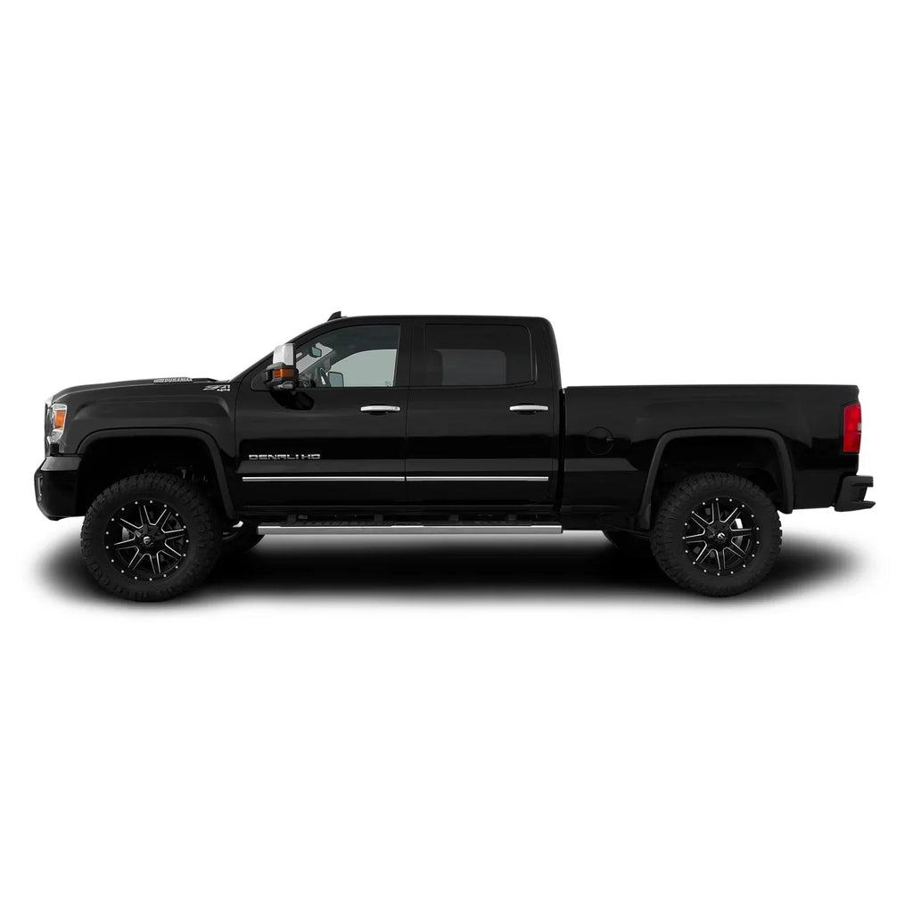 2015-2019 GMC Sierra 2500 / 3500 | Window Trim Chrome Delete PreCut Vinyl Wrap