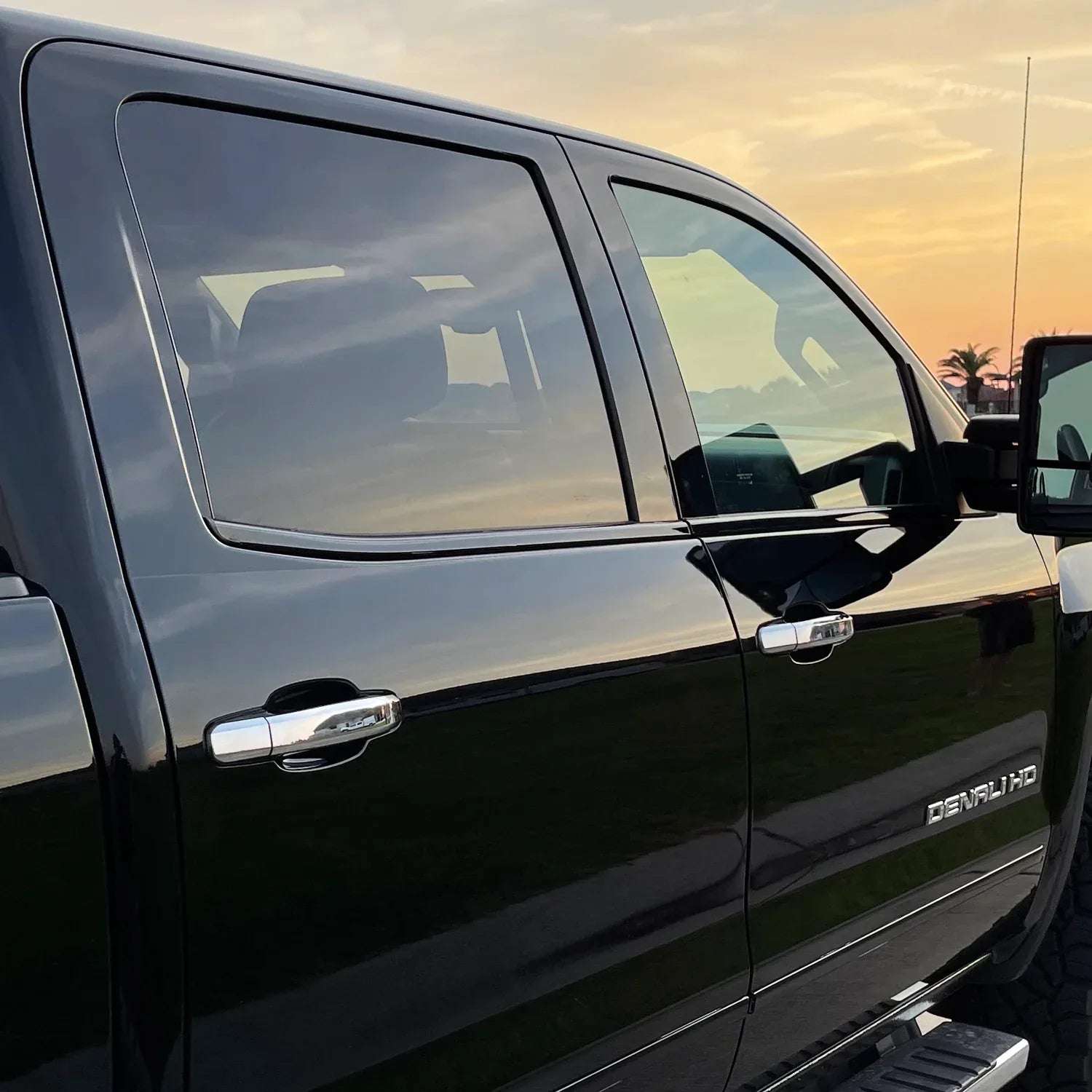 2014-2018 GMC Sierra 1500 | Window Trim Chrome Delete PreCut Vinyl Wrap