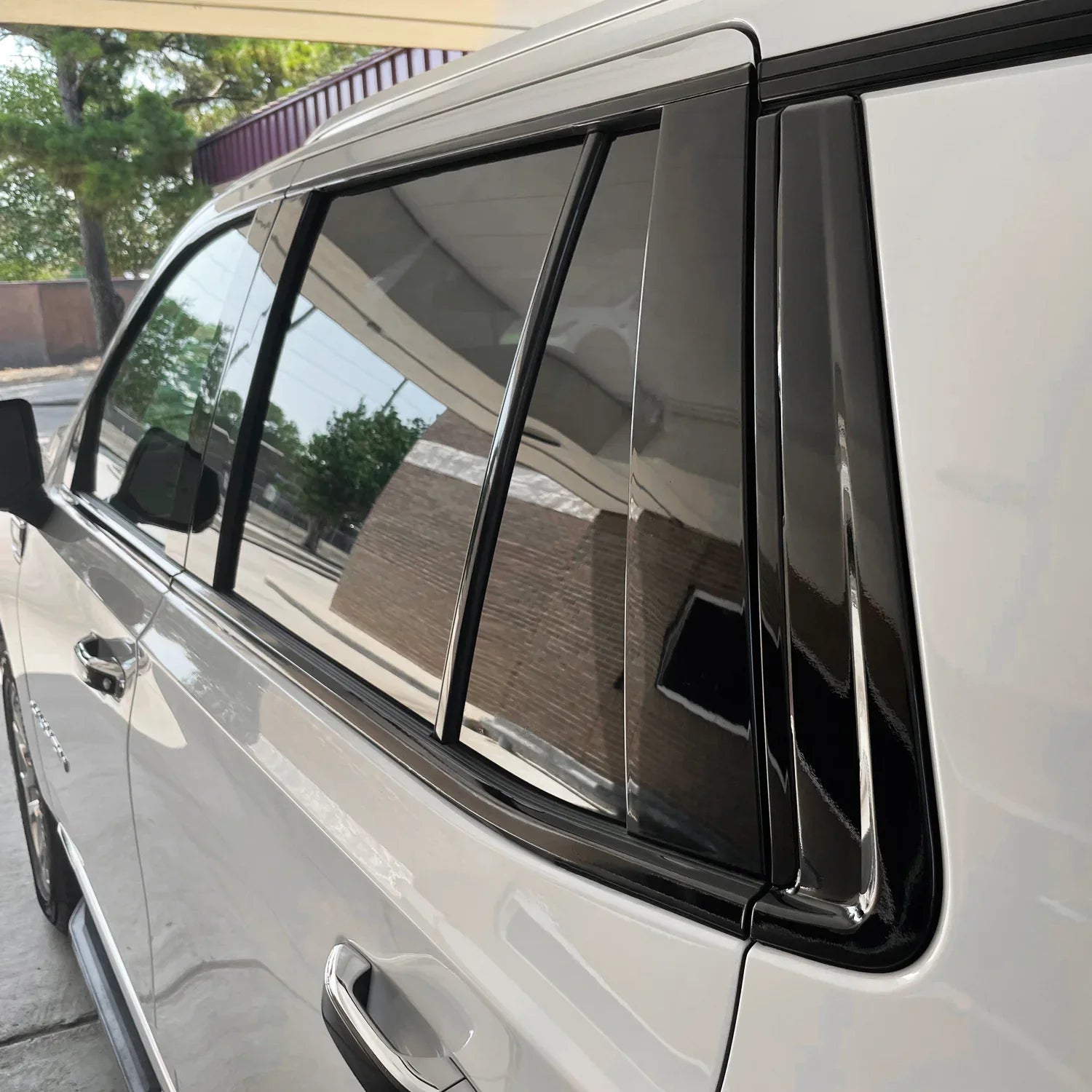 2021-2023 GMC Yukon | Window Trim Chrome Delete PreCut Vinyl Wrap