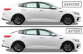 2016-2020 Kia Optima | Window Trim Chrome Delete PreCut Vinyl Wrap