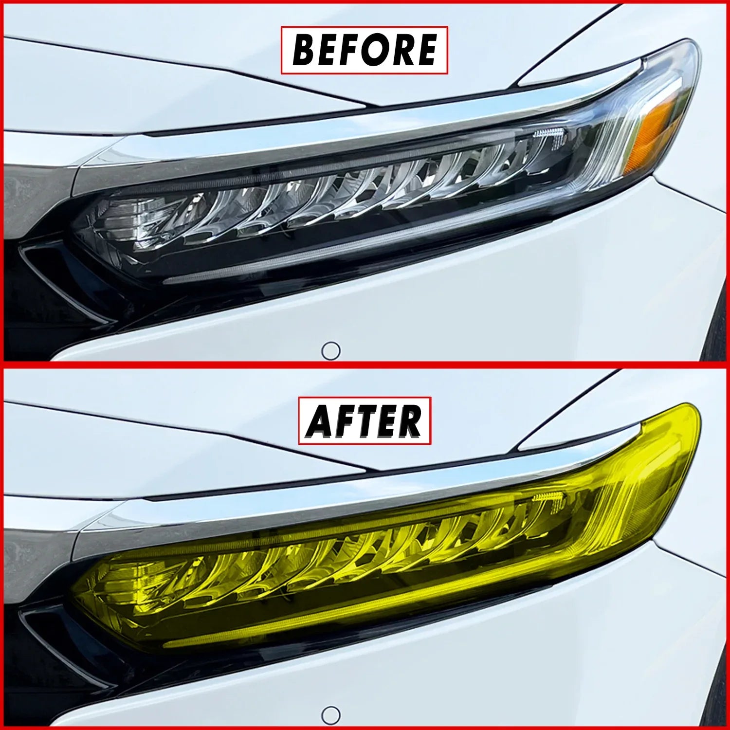 2018-2022 Honda Accord | Headlight PreCut Tint Overlays