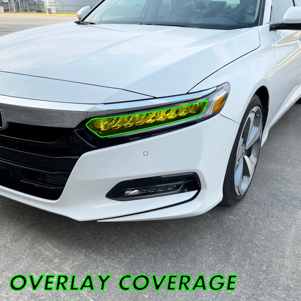 2018-2022 Honda Accord | Headlight Cutout PreCut Tint Overlays