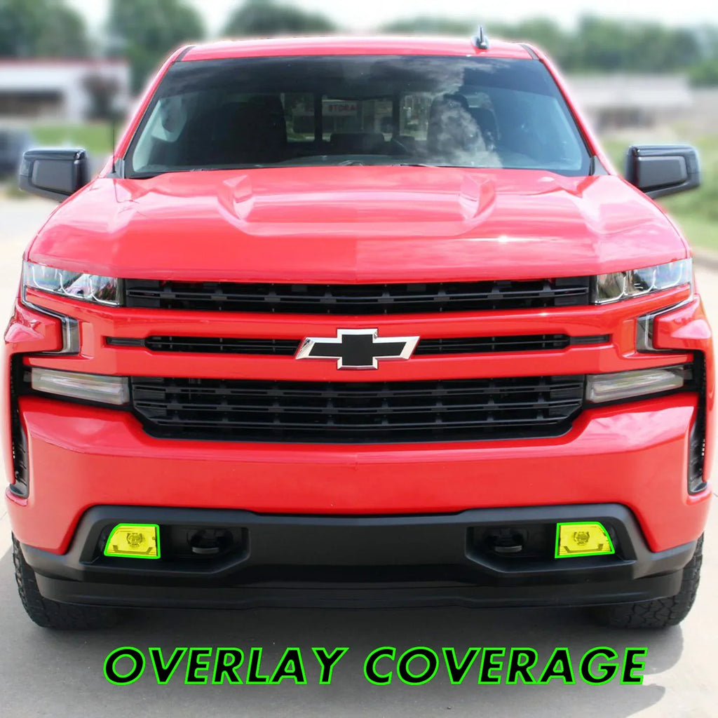 2019-2021 Chevrolet Silverado 1500 | Fog Light PreCut Tint Overlays
