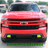 2019-2021 Chevrolet Silverado | Fog Light PreCut Tint Overlays