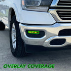 2019-2024 Dodge Ram 1500 | Fog Light PreCut Tint Overlays