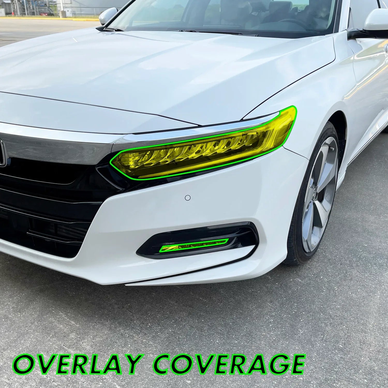2018-2022 Honda Accord | Headlight PreCut Tint Overlays