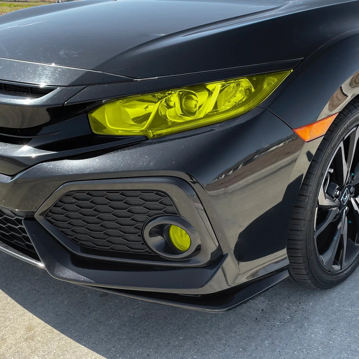 2016-2021 Honda Civic | Headlight PreCut Tint Overlays